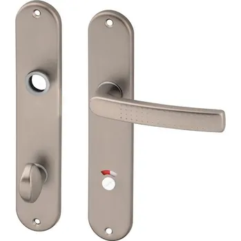 Dveřní kování Rosa Dveřní kování, 72 mm, WC, nerezový elox AGH00157