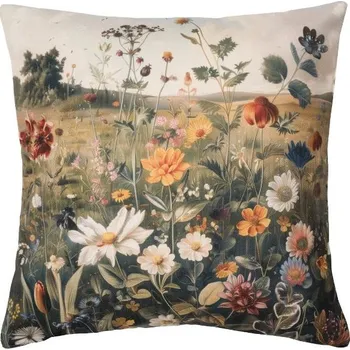 Polštář SCANquilt povlak ART louka barevná 45 x 45 cm