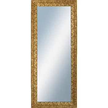 Zrcadlo DANTIK - Zarámované zrcadlo - rozměr s rámem cca 60x140 cm z lišty ZVRATNÁ zdobná zlatá (2888)