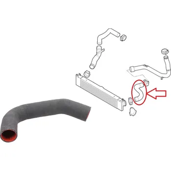 Turbodmychadlo Hadice plnícího vzduchu Fiat Ducato 2006-2016 3,0 od turba do intercooleru, 1384282080
