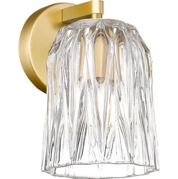 Nástěnné svítidlo Zuma Line Tazza nástěnné svítidlo 1x40 W průhledná-zlatá W0590-01A-V7AC