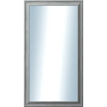 Zrcadlo DANTIK - Zarámované zrcadlo - rozměr s rámem cca 50x90 cm z lišty KOSTELNÍ malá šedá (3167)
