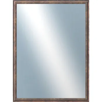 Zrcadlo DANTIK - Zarámované zrcadlo - rozměr s rámem cca 60x80 cm z lišty TRITON měď antik (2141)
