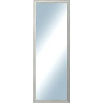 Zrcadlo DANTIK - Zarámované zrcadlo - rozměr s rámem cca 50x140 cm z lišty ANDRÉ velká bílá (3155)
