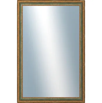 Zrcadlo DANTIK - Zarámované zrcadlo - rozměr s rámem cca 80x120 cm z lišty HRAD zelená (3005)