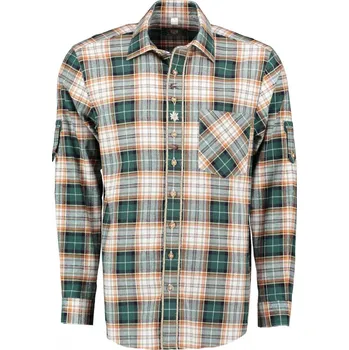 Pánská košile Orbis Trachten - košile flanelová zdobená pánská 3367 45/46