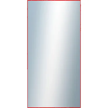 Koupelnový nábytek DANTIK - Zarámované zrcadlo - rozměr s rámem cca 60x120 cm z lišty Hliník červená | P01-098 (7001098)