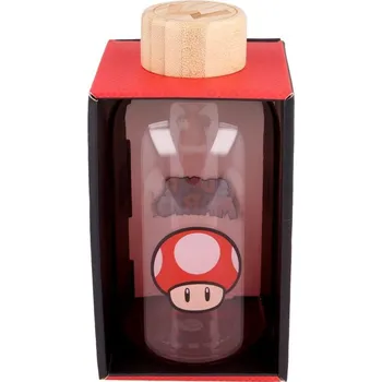 Láhev SKLENĚNÁ LÁHEV NA PITÍ SUPER MARIO stor 00384 Velikost: uni