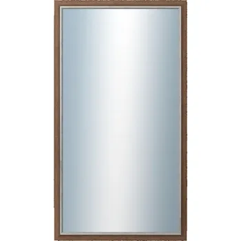 Zrcadlo DANTIK - Zarámované zrcadlo - rozměr s rámem cca 50x90 cm z lišty TAIGA hnědá (3107)