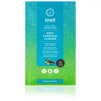 Vlasová regenerace Khadi Hloubkové čištění aktivním uhlím