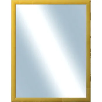 Zrcadlo DANTIK - Zarámované zrcadlo - rozměr s rámem cca 70x90 cm z lišty LEDVINKA žlutá (1439)