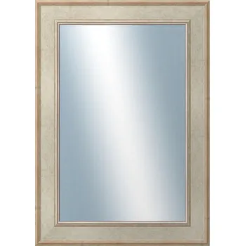 Zrcadlo DANTIK - Zarámované zrcadlo - rozměr s rámem cca 50x70 cm z lišty TOOTH stříbrná (2779)