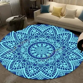Koberec Vintage mandala kulatý koberec do obýváku - 15,60 cm x 60 cm