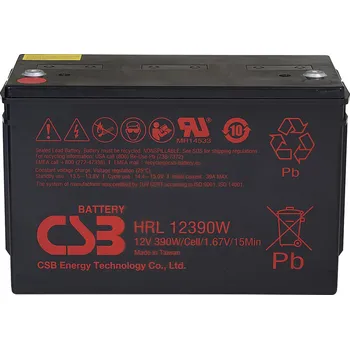 Záložní baterie Akumulátor CSB 12V, 100Ah (HRL12390W)