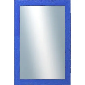 Zrcadlo DANTIK - Zarámované zrcadlo - rozměr s rámem cca 40x60 cm z lišty RETRO modrá (2532)