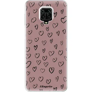 Pouzdro na mobilní telefon Odolné silikonové pouzdro iSaprio - Heart Dark - Xiaomi Redmi Note 9 Pro / Note 9S