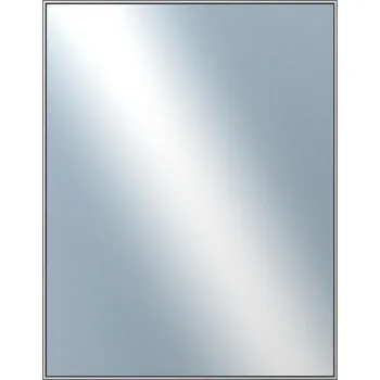 Koupelnový nábytek DANTIK - Zarámované zrcadlo - rozměr s rámem cca 70x90 cm z lišty Hliník šedá | P02-006 (7002006)