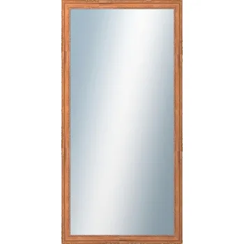 Zrcadlo DANTIK - Zarámované zrcadlo - rozměr s rámem cca 50x100 cm z lišty LYON hnědá (2750)