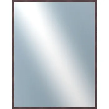 Zrcadlo DANTIK - Zarámované zrcadlo - rozměr s rámem cca 70x90 cm z lišty FC hnědá vysoká (2184)