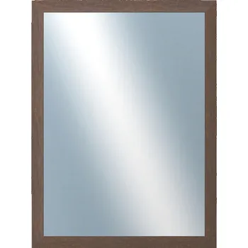 Zrcadlo DANTIK - Zarámované zrcadlo - rozměr s rámem cca 60x80 cm z lišty RETRO hnědá (3144)
