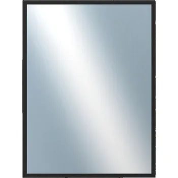 Zrcadlo DANTIK - Zarámované zrcadlo - rozměr s rámem cca 60x80 cm z lišty KASETTE černá (2759)