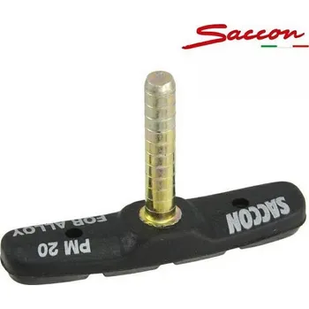 Brzda na kolo špalíky Saccon černé 70mm servisní balení