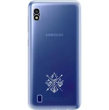 Pouzdro na mobilní telefon Odolné silikonové pouzdro iSaprio - čiré - Elements - Samsung Galaxy A10