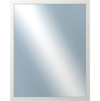 Zrcadlo DANTIK - Zarámované zrcadlo - rozměr s rámem cca 40x50 cm z lišty PASTELKA bílá rovná (2596)