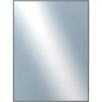 Koupelnový nábytek DANTIK - Zarámované zrcadlo - rozměr s rámem cca 60x80 cm z lišty Hliník šedá drás. | P269-223 (7269223)