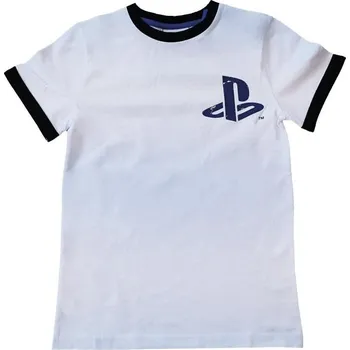Pánské tričko TRIČKO PLAYSTATION Erv 37552 bílé Velikost: 165