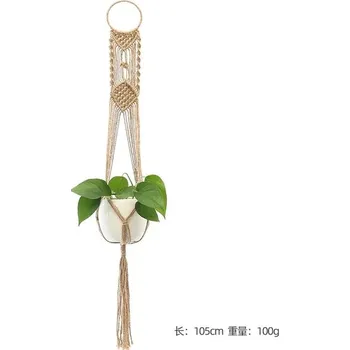 Závěsný macrame držák na květináč - 23