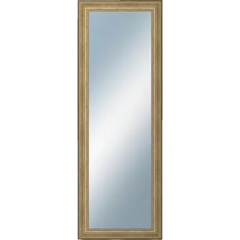 Zrcadlo DANTIK - Zarámované zrcadlo - rozměr s rámem cca 50x140 cm z lišty HRAD stříbrná patina (2823)