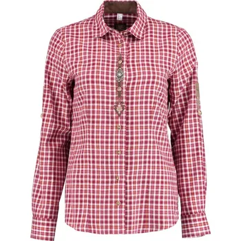 Dámská košile ORBIS - zdobená košile dámská červená (3632) 38