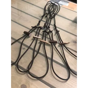 Vodítko pro psa Vodítko výstavní krátké hnědé - paroh