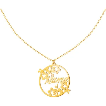 Náhrdelník Zlatý náhrdelník, anker - máma - AP535-2327