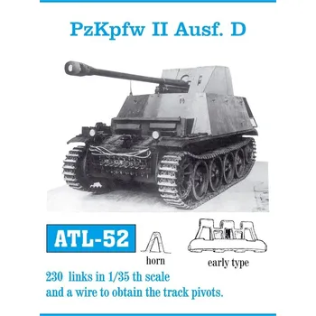 Plastikový model 1/35 ATL-052 PzKpfw II Ausf. D - Friul Model