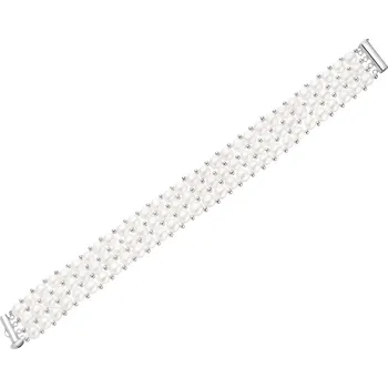 Náramek Stříbrný náramek s perlami - AP531-5291