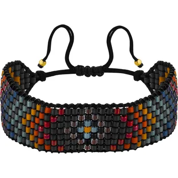 Náramek Náramek s prvky ze žlutého zlata a korálky - AP536-5153