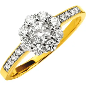 Prsten Zlatý prsten se zirkony - P-752.02