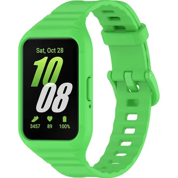 Příslušenství k chytrým hodinkám Řemínek s pouzdrem pro Samsung Galaxy Fit 3 Barva náramku: Jablkově zelená