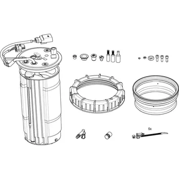 Systém vstřikování Vyhřívání, palivová jednotka (vstřikování močoviny) BOSCH F 01C 600 251