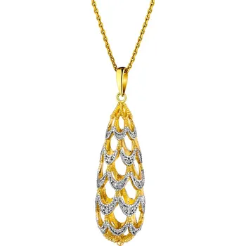 Přívěsek Zlatý přívěsek s diamanty - 0,05 ct - ryzost 585 - 203.177