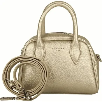 Kabelka Moderní malá zlatá kabelka do ruky David Jones CM7046