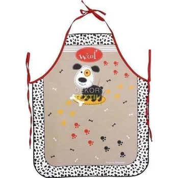 Kuchyňská zástěra Zástěra dětská PEJSEK béžová