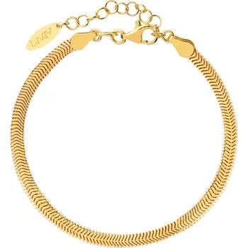 Náramek Pozlacený stříbrný náramek - AP537-9445