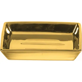 Mýdlenka Kleine Wolke Glamour miska na mýdlo Stojící zlatá 5065125853