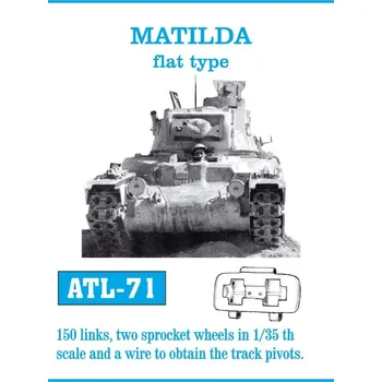Plastikový model 1/35 ATL-071 MATILDA flat type - Friul Model
