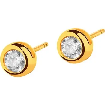 Náušnice Zlaté náušnice se zirkony - AP528-6478