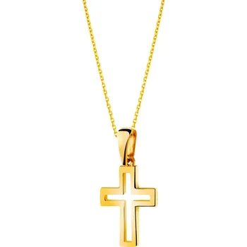 Přívěsek Zlatý přívěsek - kříž - Z-599.03