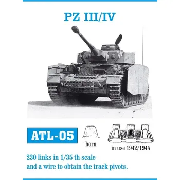 Plastikový model 1/35 ATL-005 PZ III/IV - Friul Model
